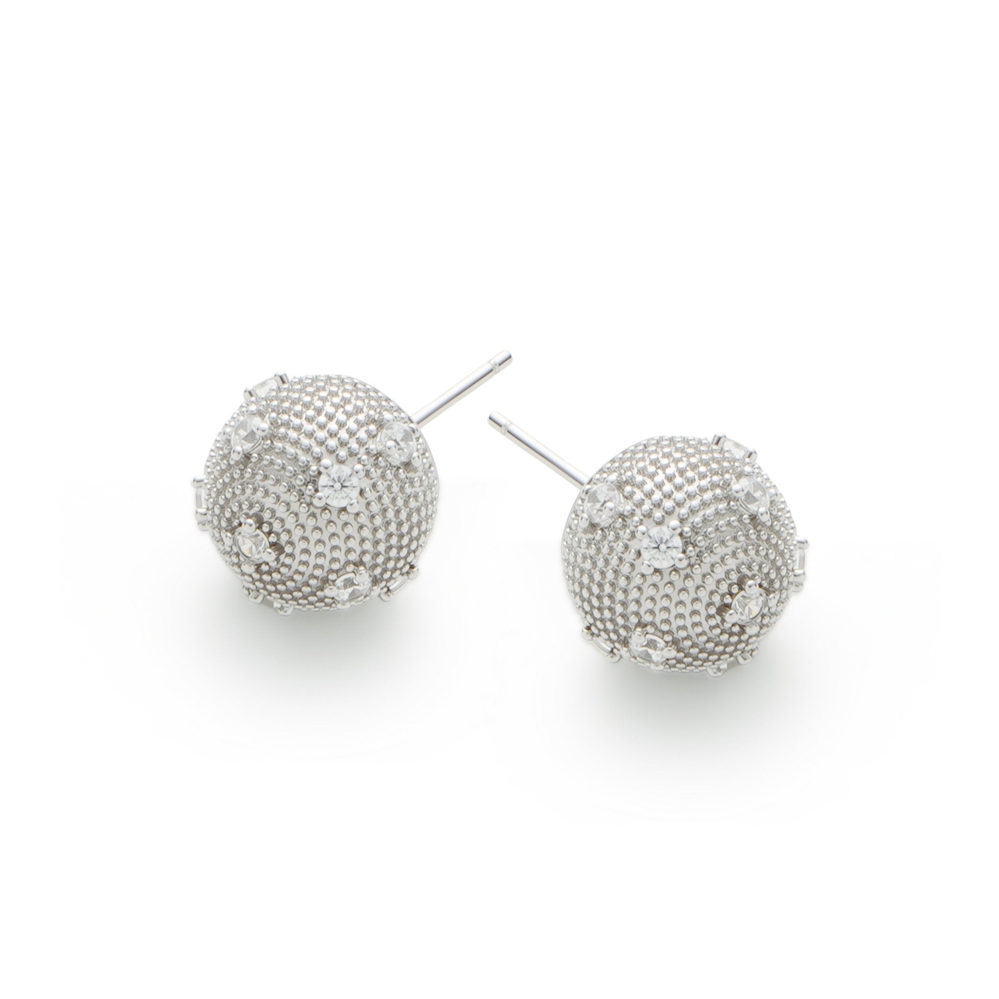 RSNY Shiny Spherical Earrings - R2191A