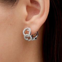 RSNY simple chain earrings - R2181A