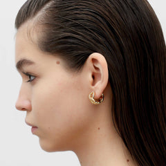 RSNY simple chain earrings - R2181B