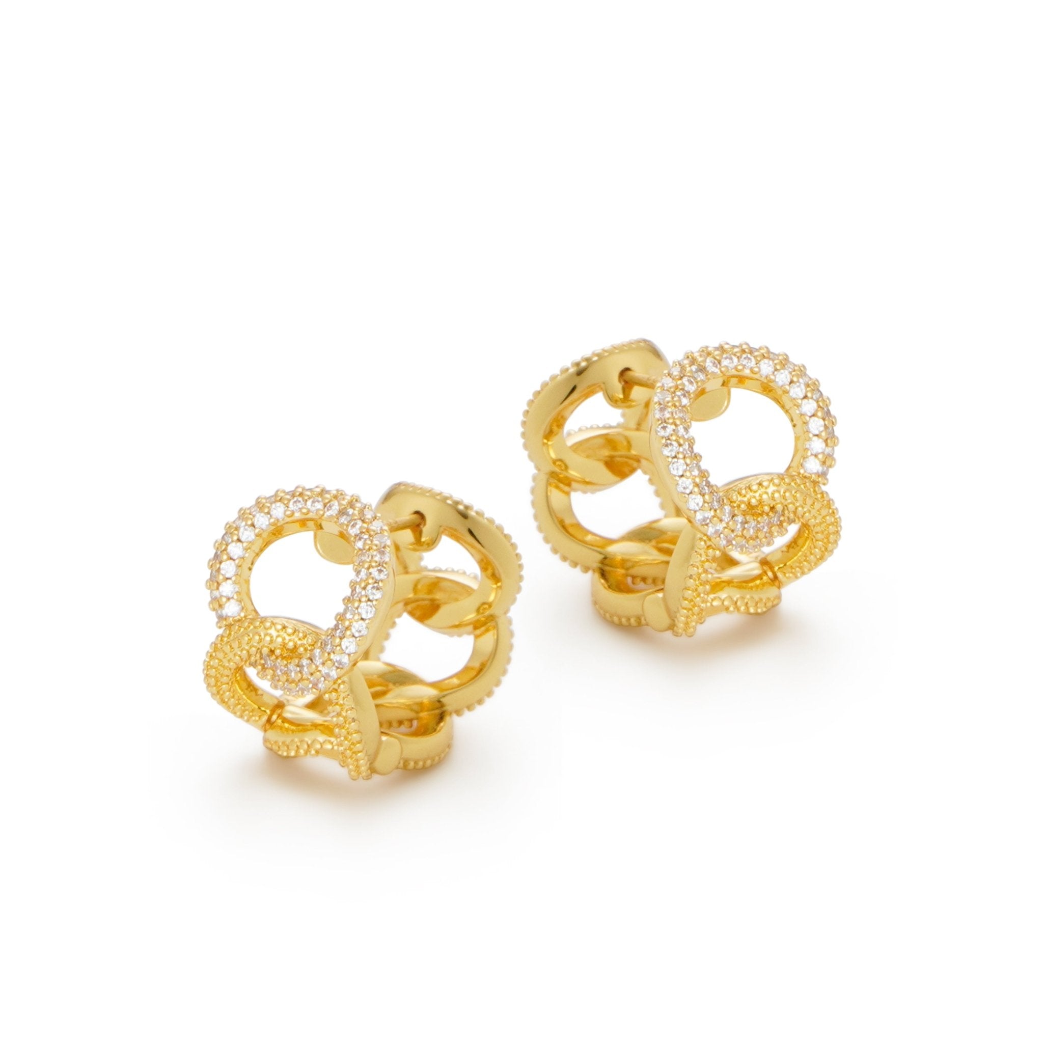 RSNY simple chain earrings - R2181B