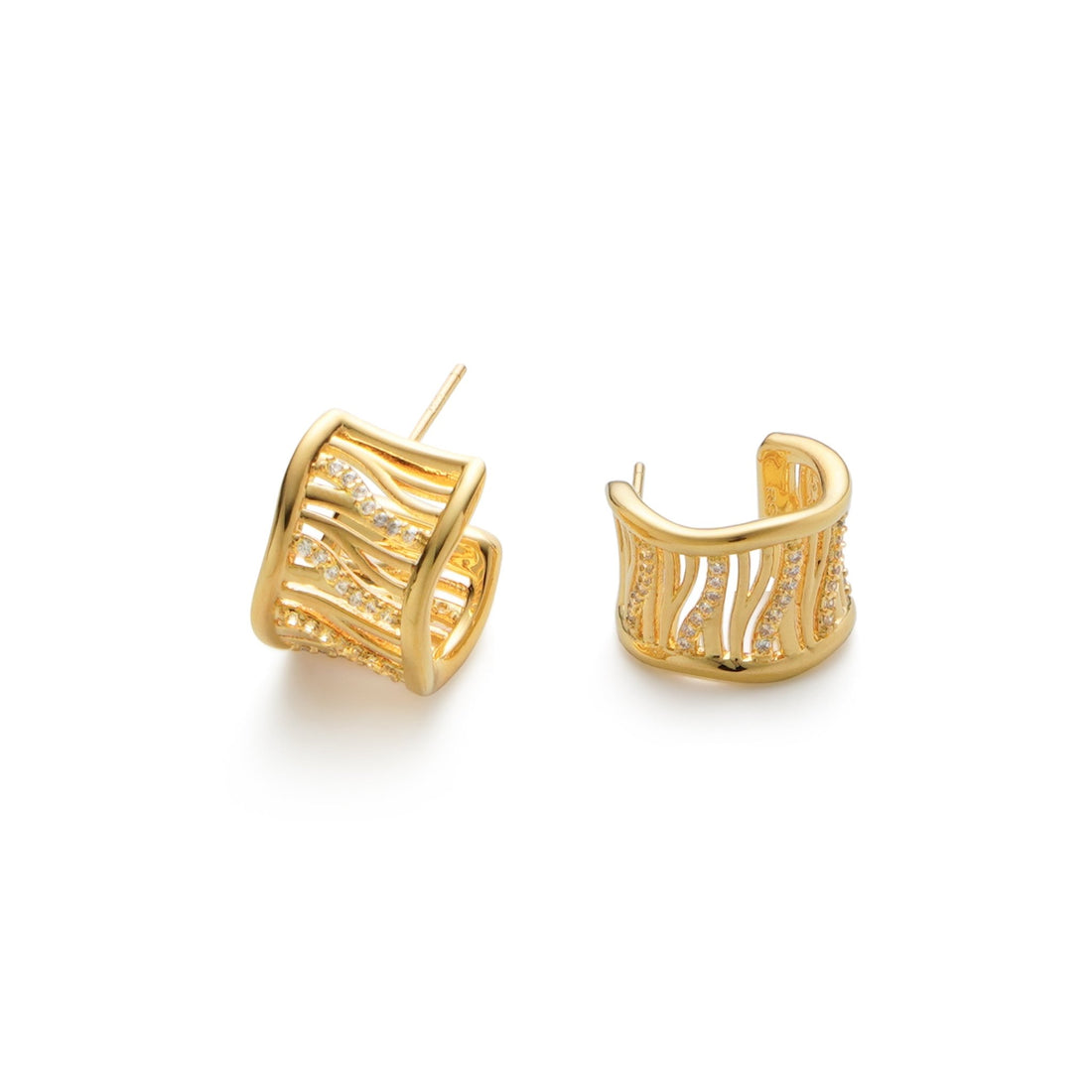 RSNY simple line earrings - R2124B