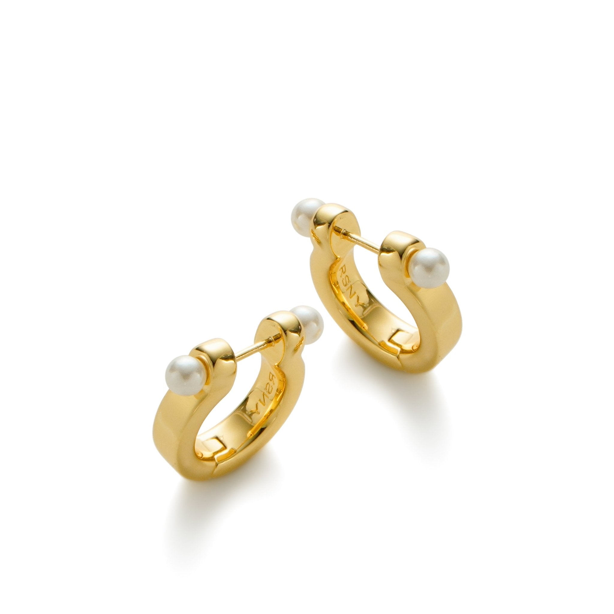 RSNY simple pearl earrings - R2110B