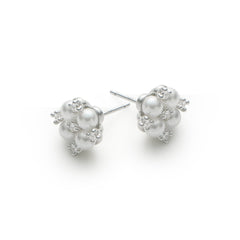 RSNY simple pearl stud earrings - R2165A