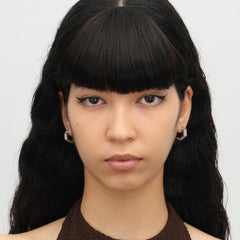 RSNY six - sided diamond earrings - R2074A