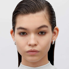 RSNY special - shaped double - ring earrings - R2180A