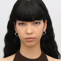 RSNY Square Geometric Earrings - R2056A