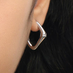 RSNY Square Geometric Earrings - R2056A