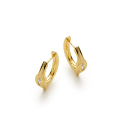 RSNY streamlined earrings - R2176B