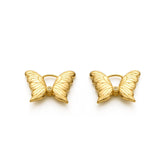 RSNY Textured Butterfly Earrings - R2175B