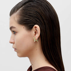 RSNY Textured Butterfly Earrings - R2175B