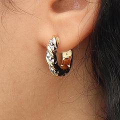 RSNY thick double strand earrings - R2043A