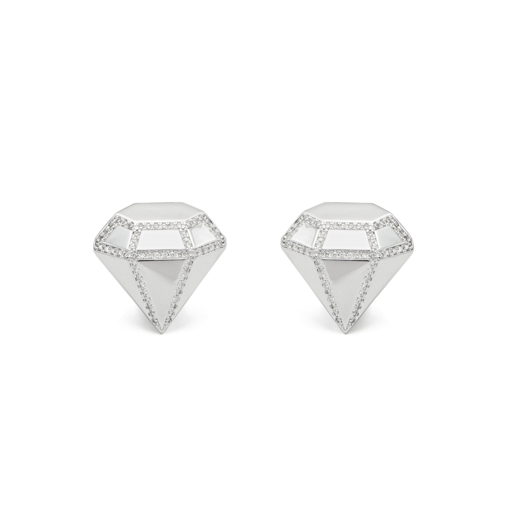 RSNY three - dimensional drill stud earrings - R2088A