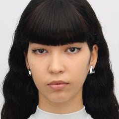 RSNY triangle diamond stud earrings - R2093A