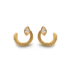 RSNY Vintage Textured Earrings - R2134B