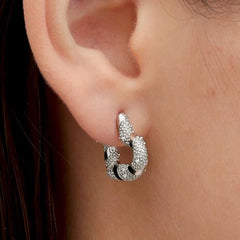 RSNY winding love stud earrings - R2185A