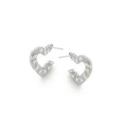 RSNY winding love stud earrings - R2185A