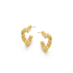 RSNY winding love stud earrings - R2185B