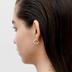 RSNY winding love stud earrings - R2185B