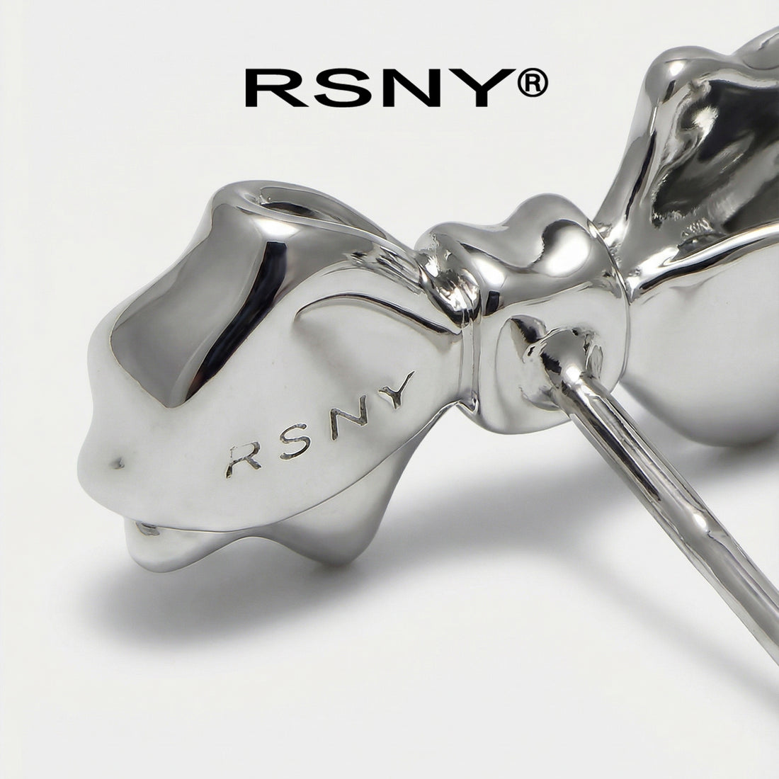 RSNY Bow Minimalist Earrings - main product photo