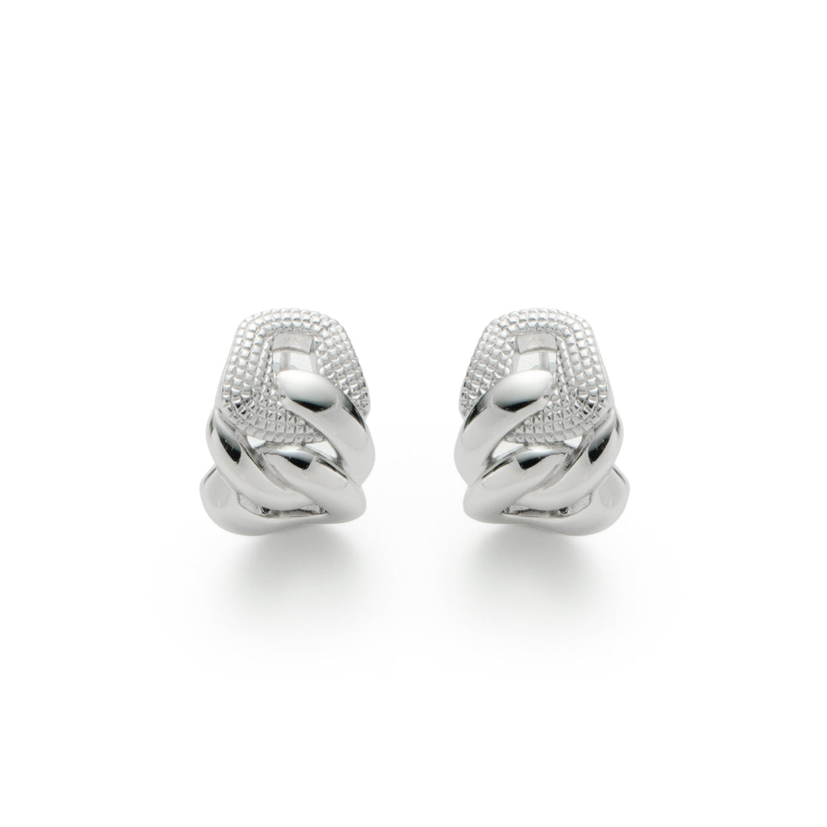 RSNY abstract chain stud earrings - R2152A
