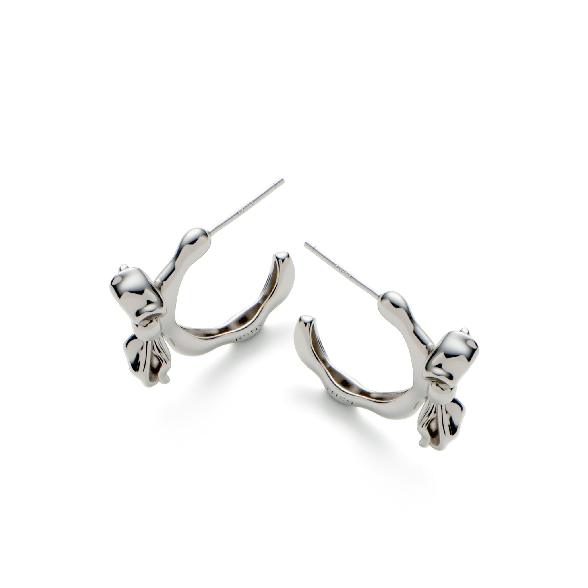 RSNY Bowtie Ribbon Earrings - R2229A