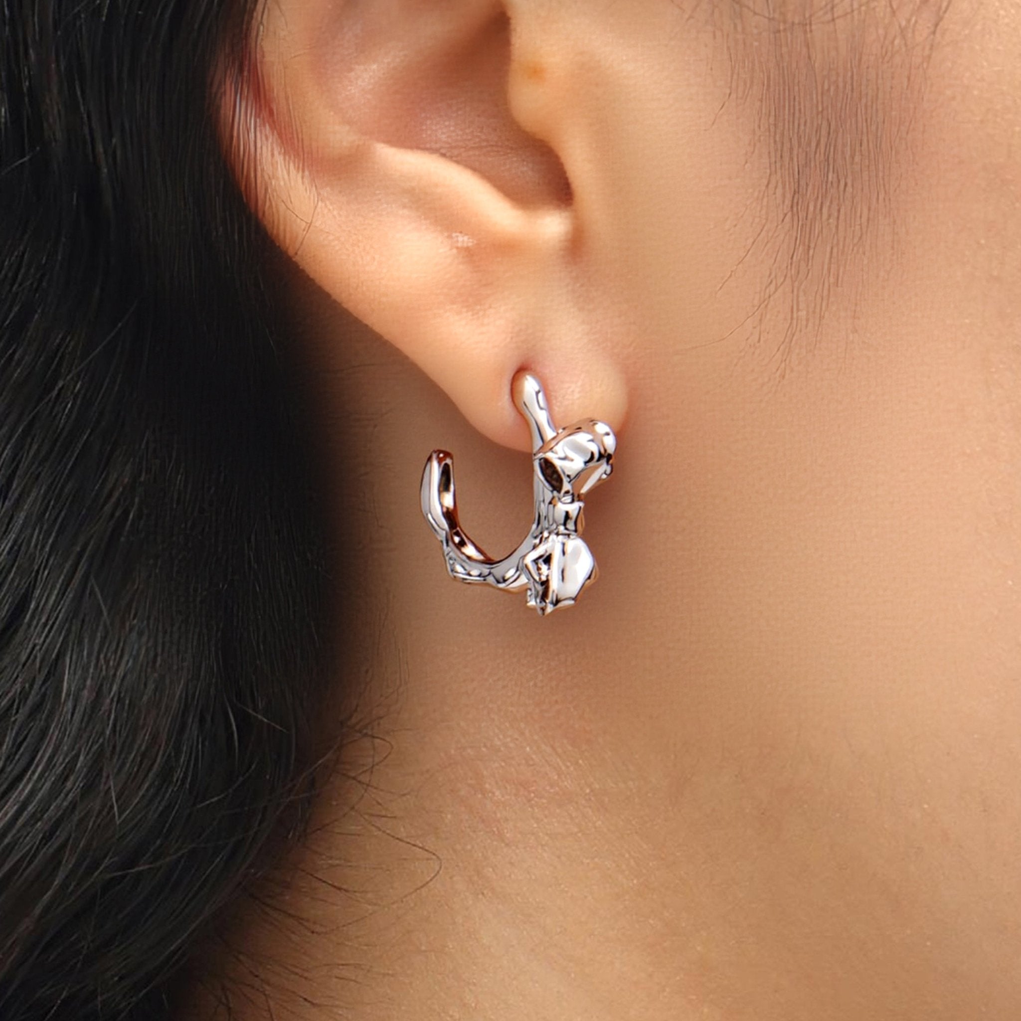 RSNY Bowtie Ribbon Earrings - R2229A