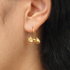 RSNY Bowtie Ribbon Earrings - R2230B