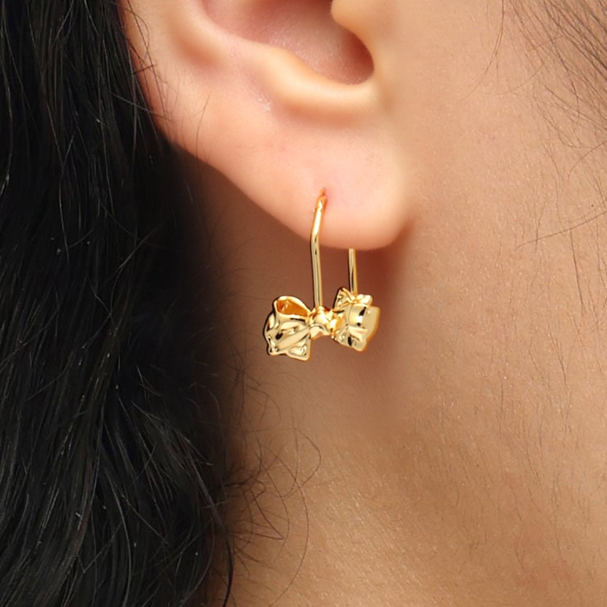 RSNY Bowtie Ribbon Earrings - R2230B