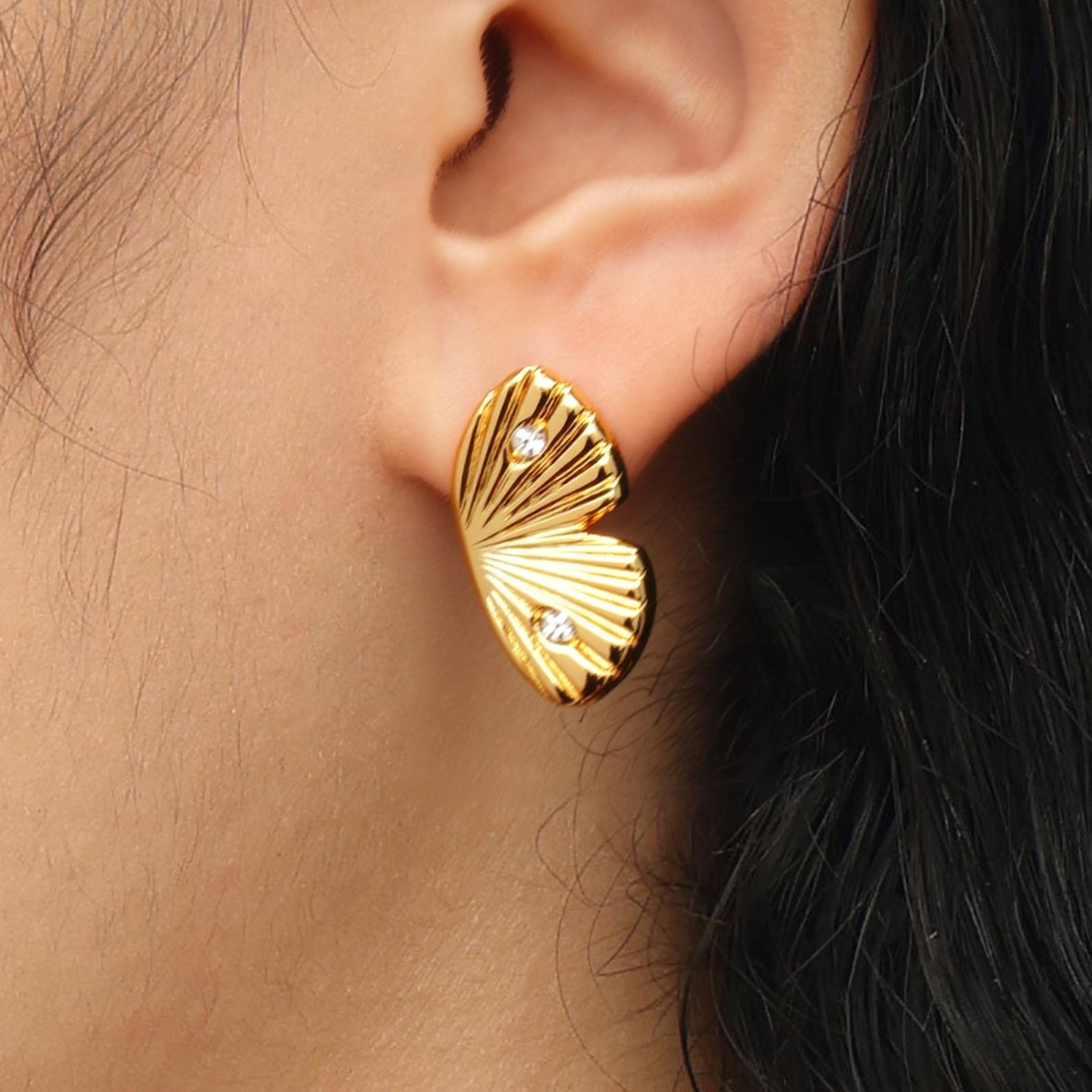 RSNY Butterfly Earrings - R2246B