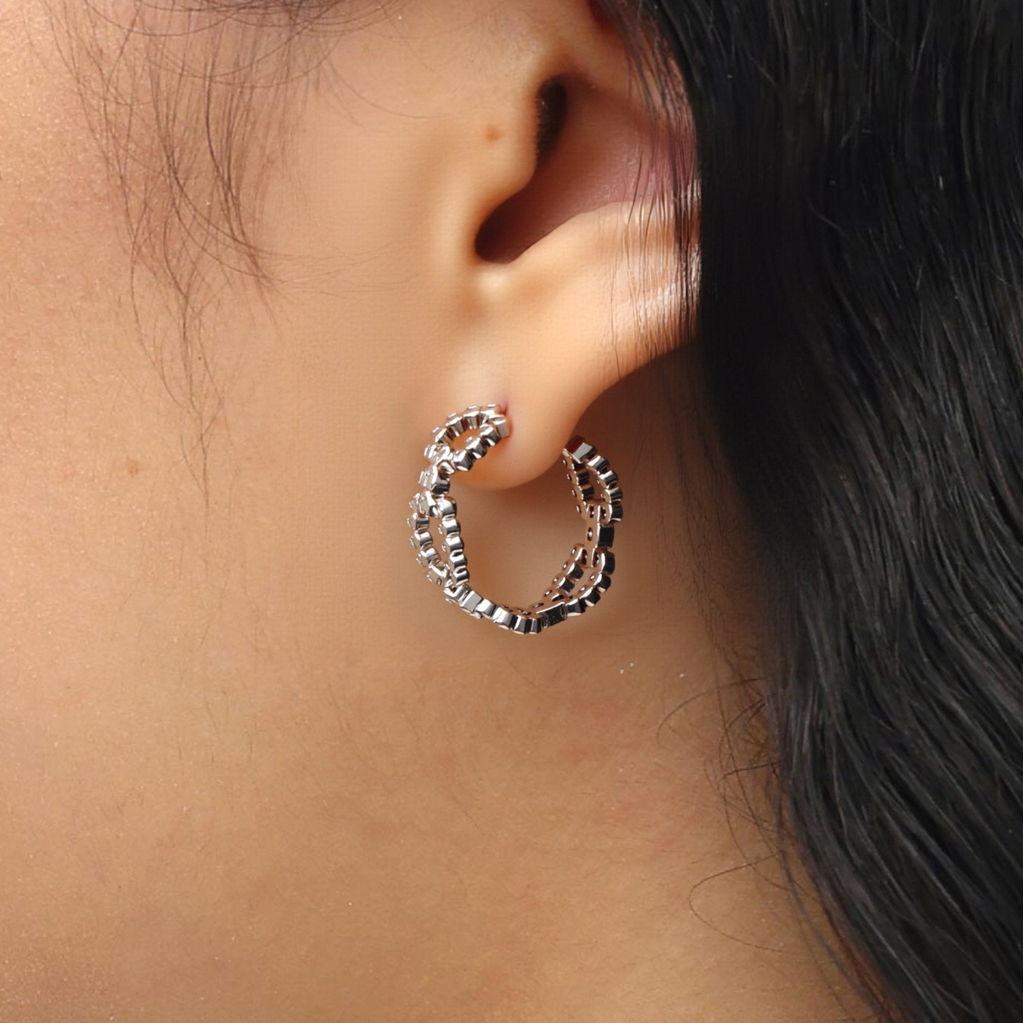 RSNY Chain Earrings - R2197A