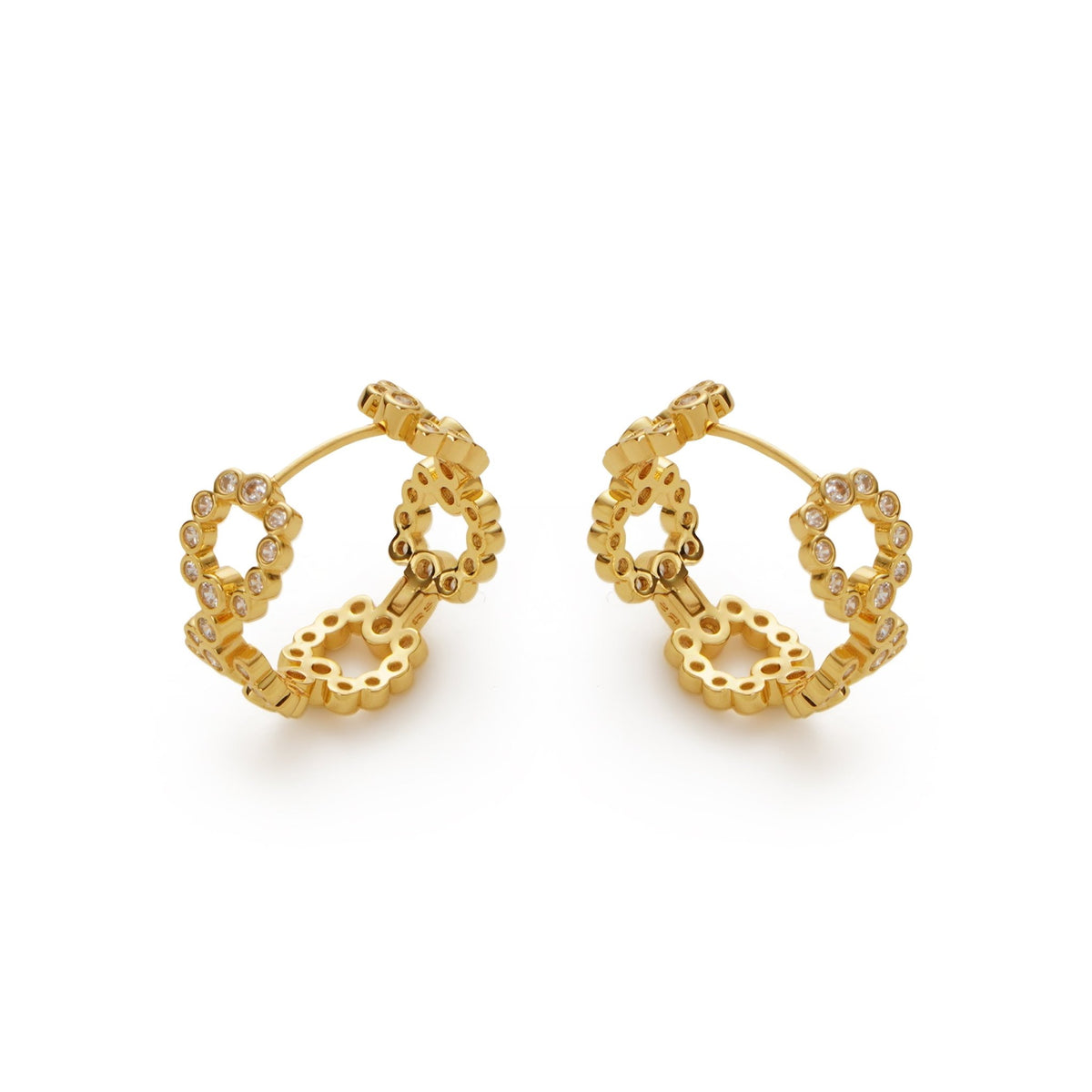 RSNY Chain Earrings - R2197B