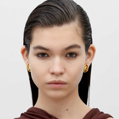 RSNY chain shaped earrings - R2071B