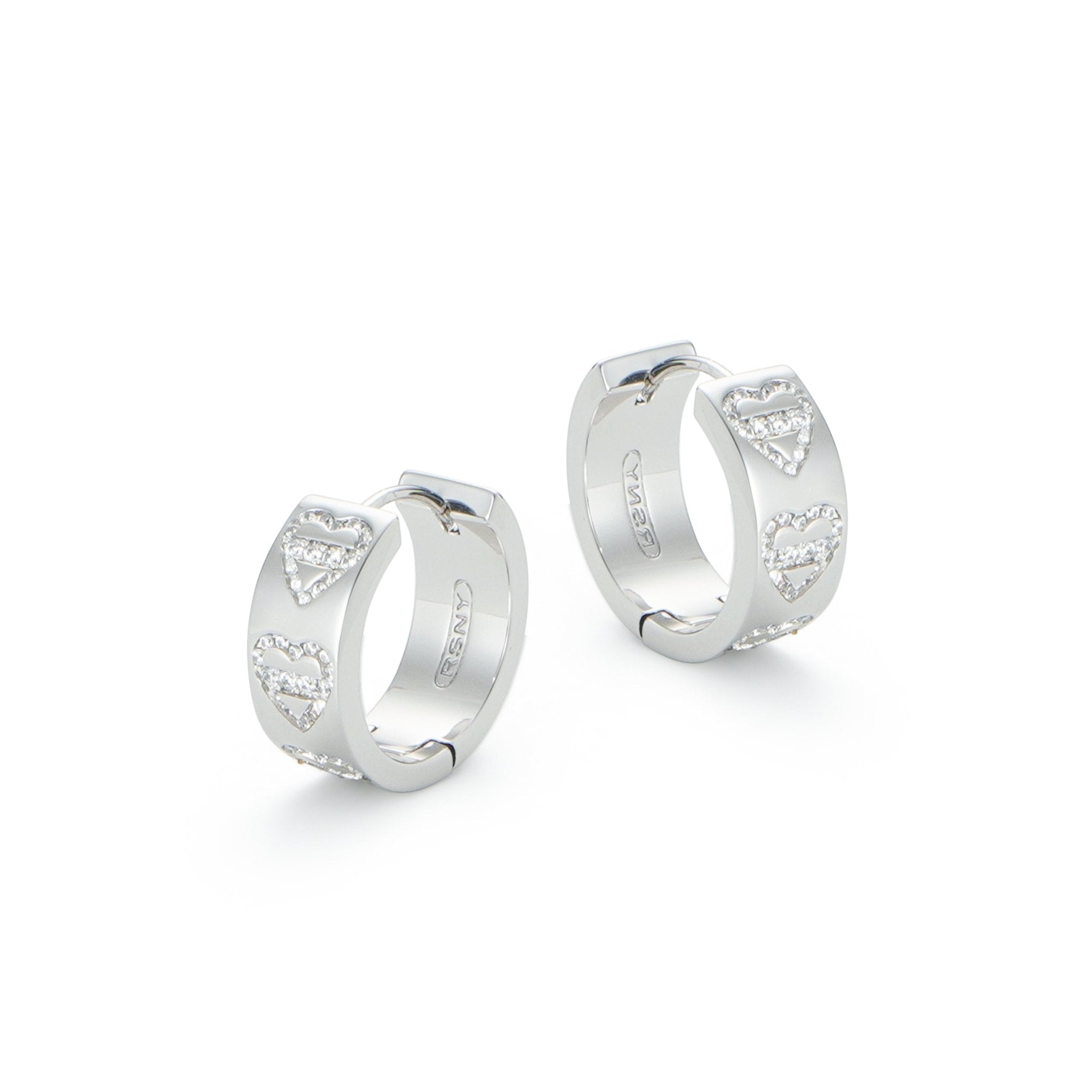 RSNY City heart city love earrings - R1817A