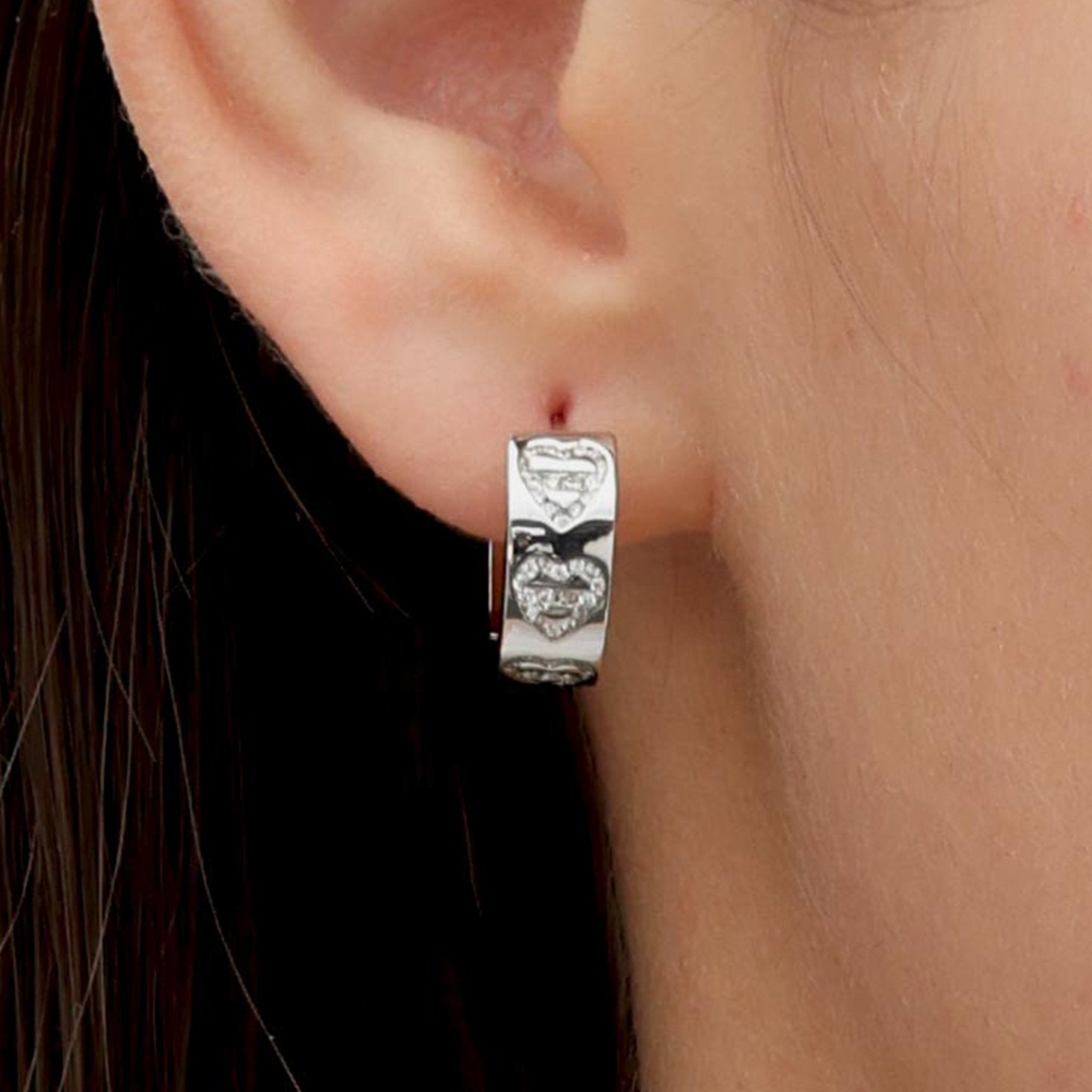 RSNY City heart city love earrings - R1817A