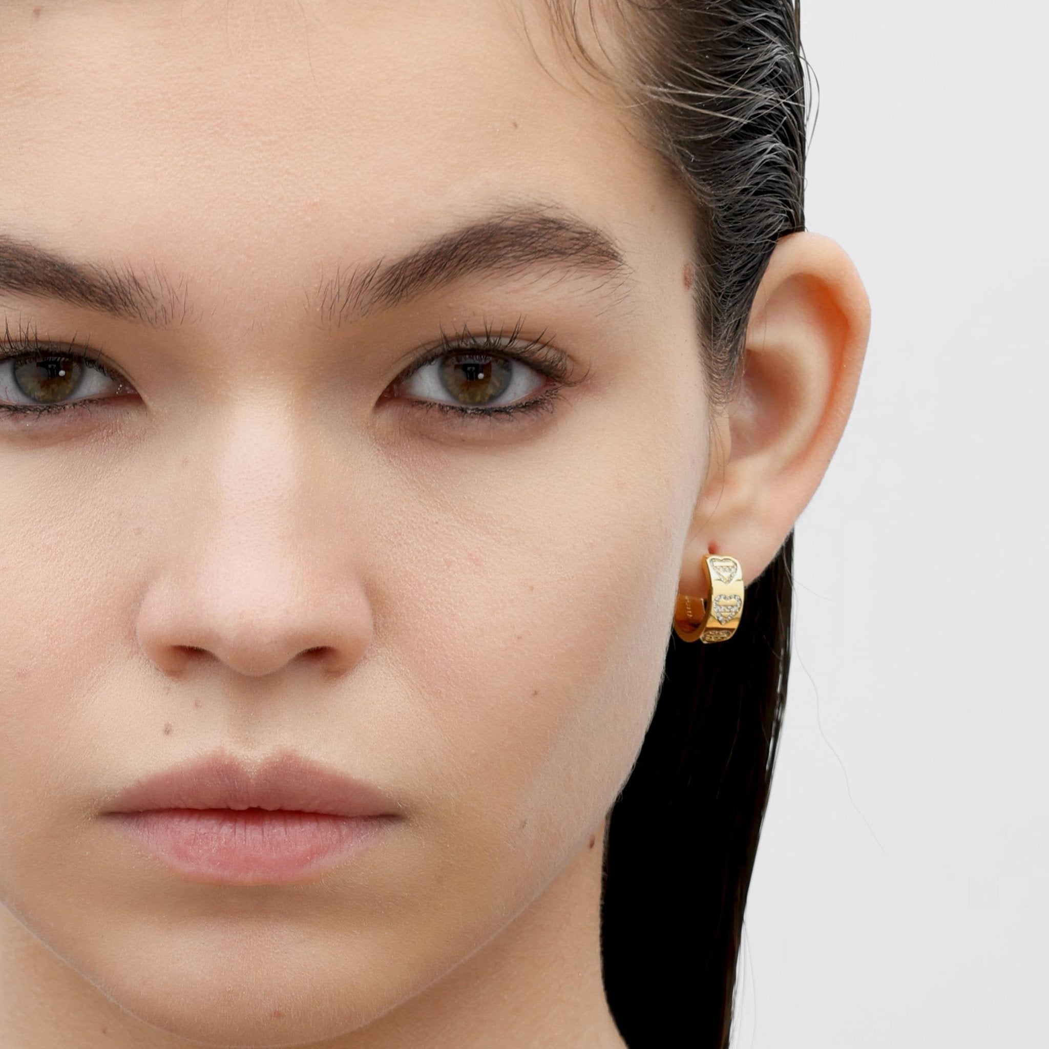 RSNY City heart city love earrings - R1817B