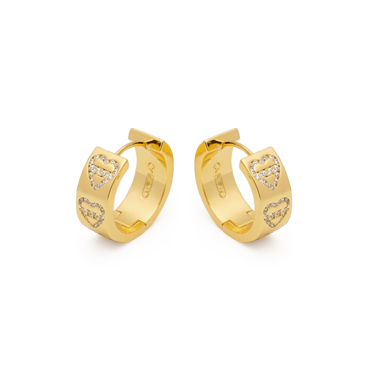RSNY City heart city love earrings - R1817B