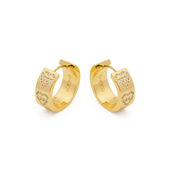 RSNY City heart city love earrings - R1817B