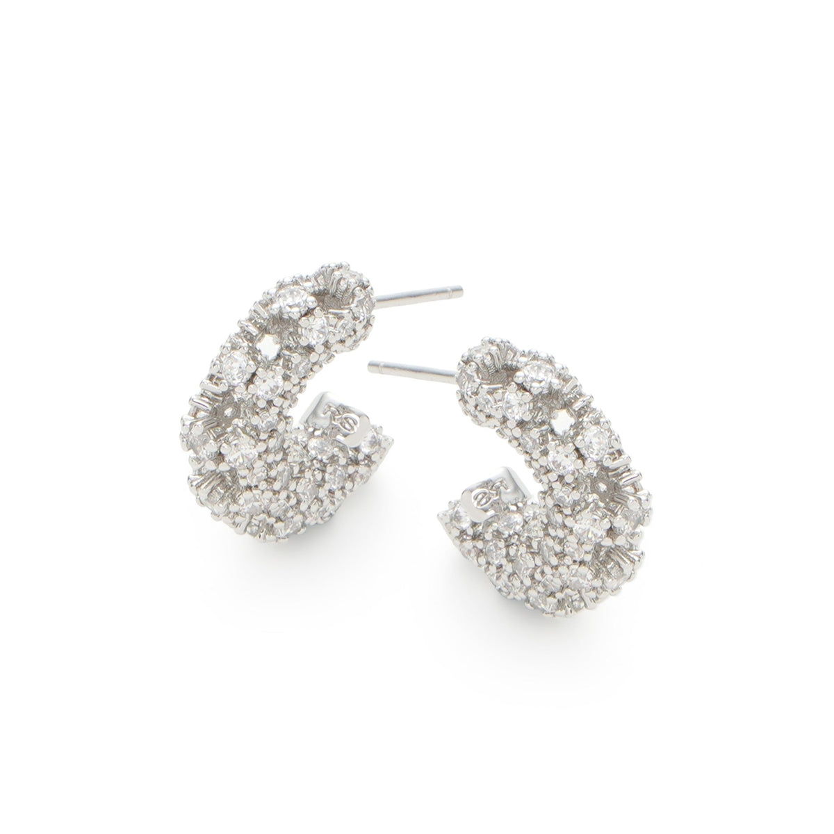 RSNY Crystal Diamond Claw Set Earrings - R2219A