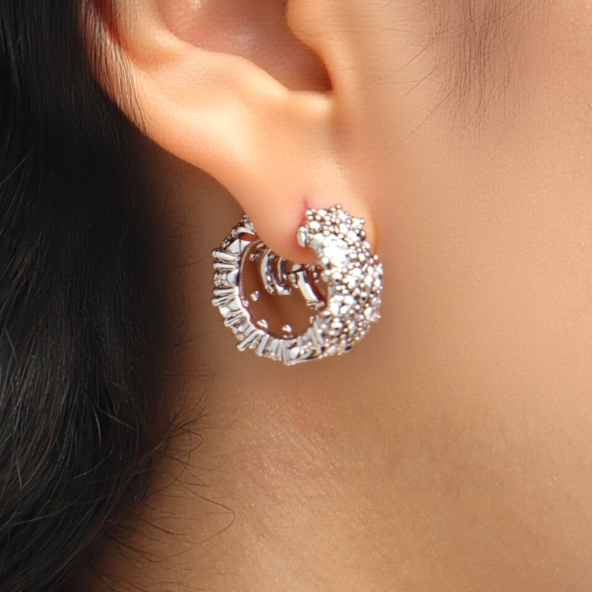RSNY Crystal Diamond Earrings - R2218A