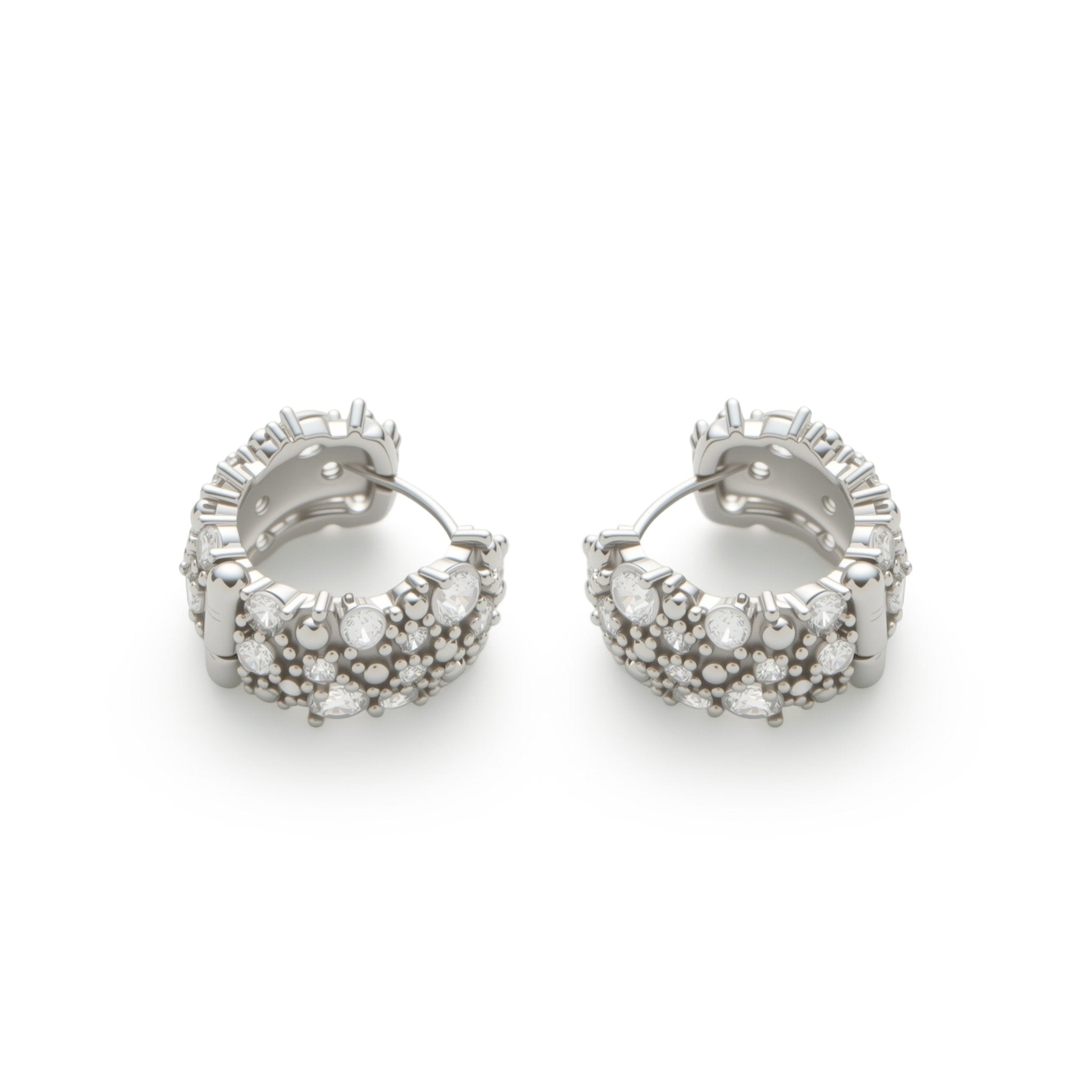 RSNY Crystal Diamond Earrings - R2218A