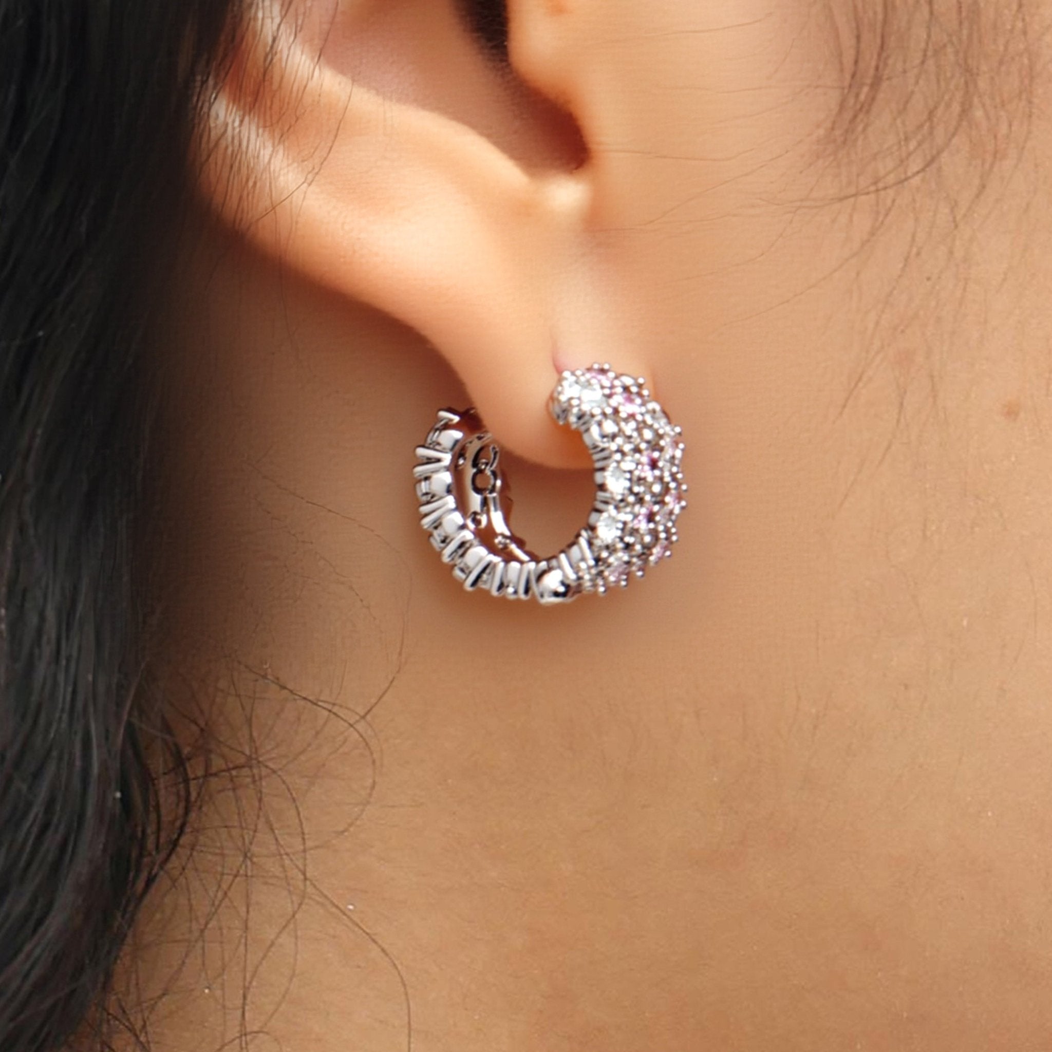 RSNY Crystal Diamond Earrings - R2218B