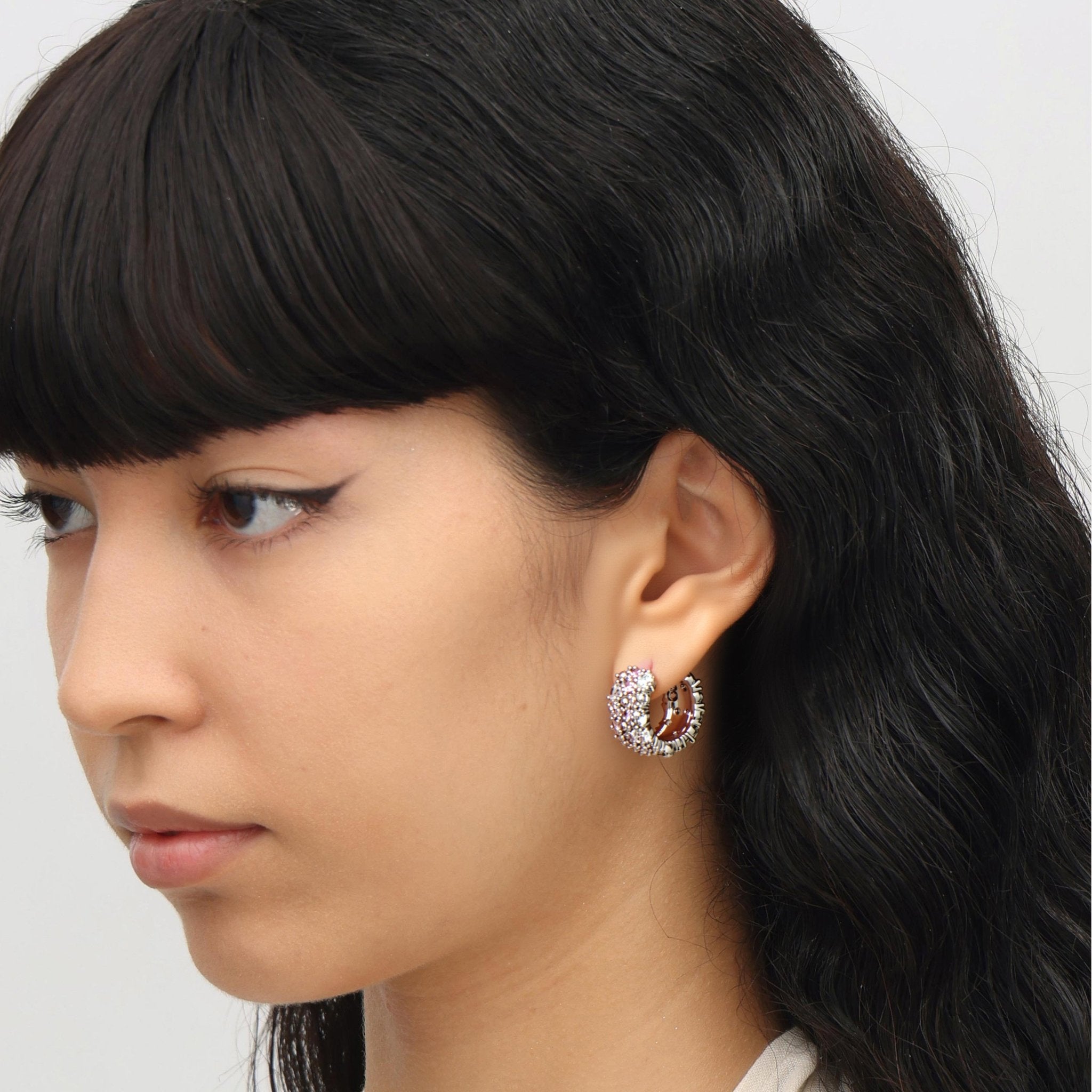 RSNY Crystal Diamond Earrings - R2218B