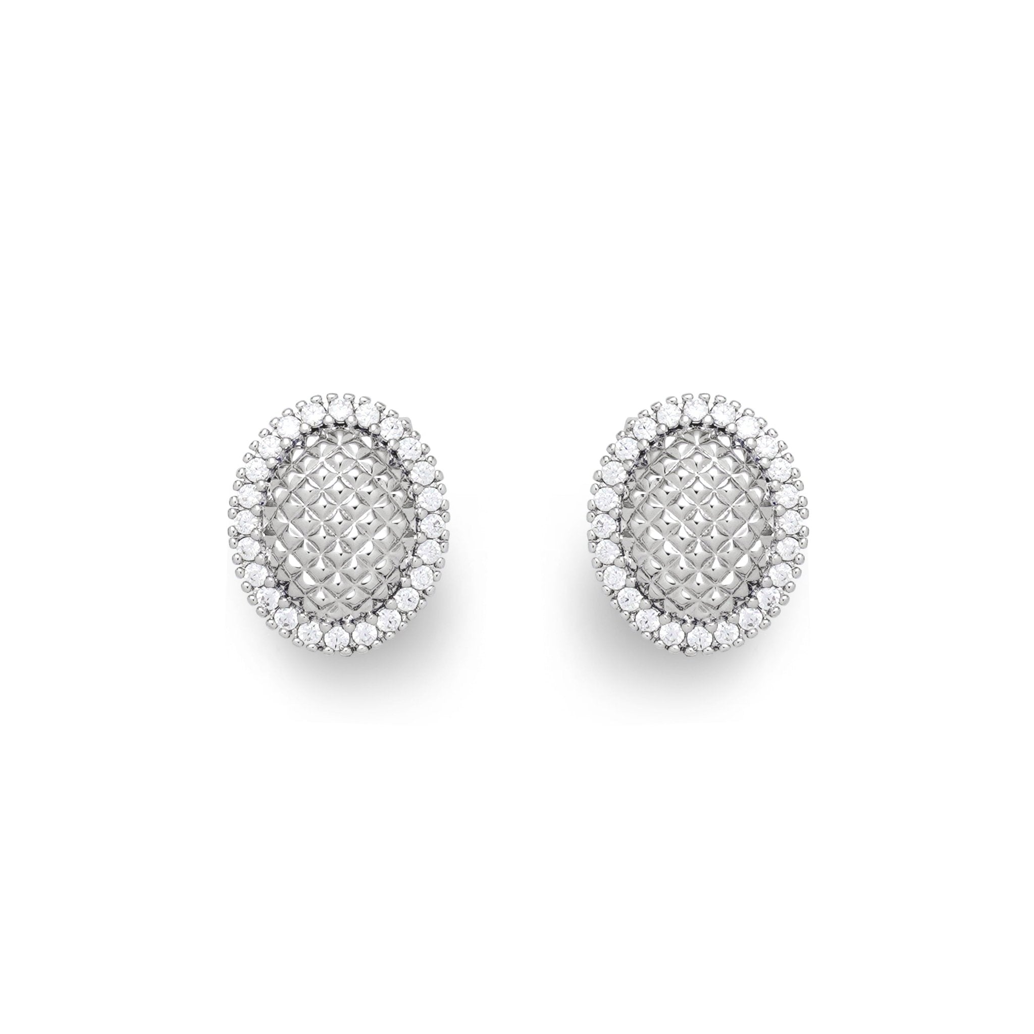 RSNY Diamond Egg Earrings - R2042A