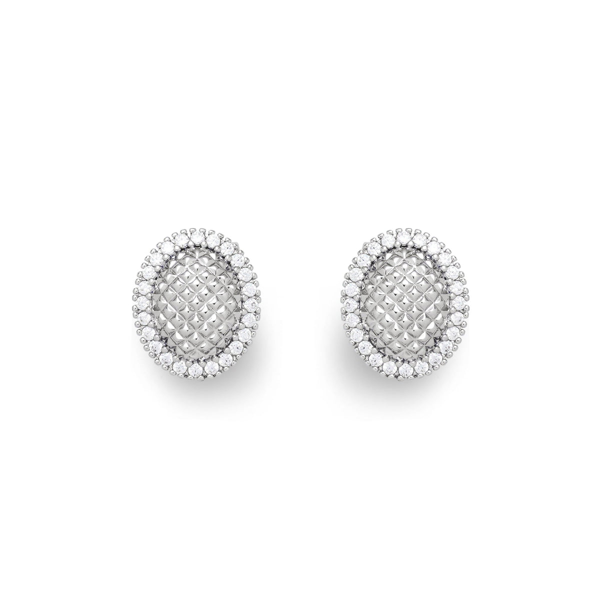 RSNY Diamond Egg Earrings - R2042A