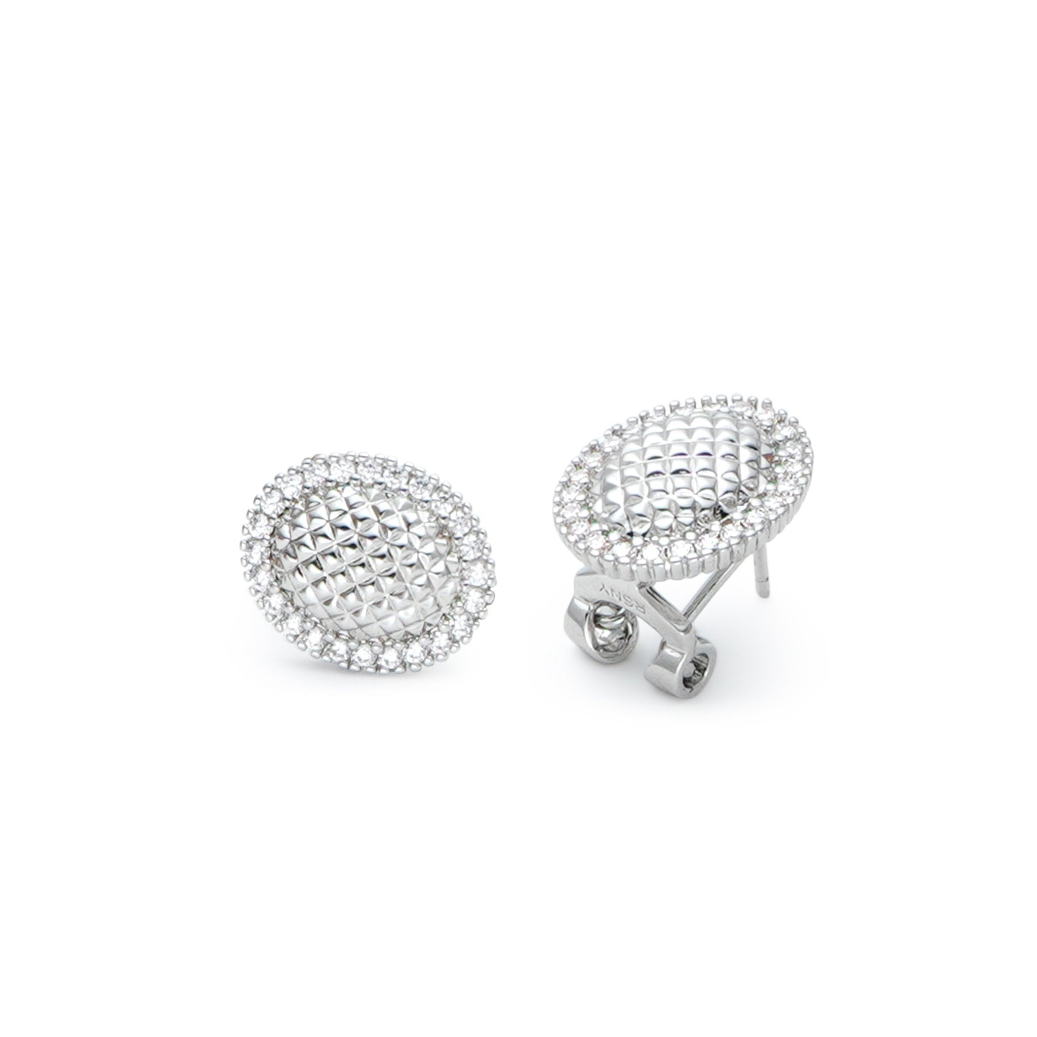 RSNY Diamond Egg Earrings - R2042A