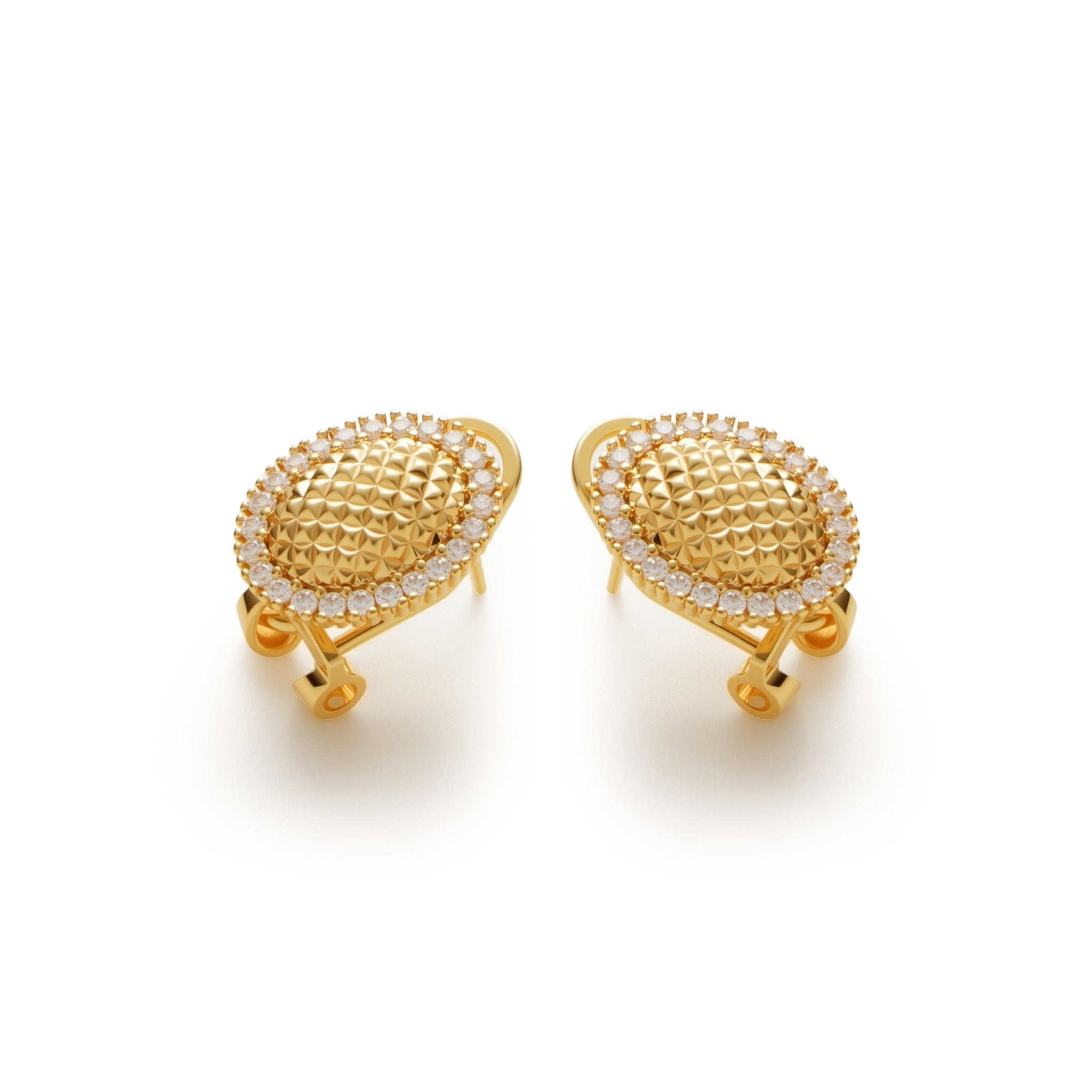 RSNY Diamond Egg Earrings - R2042B