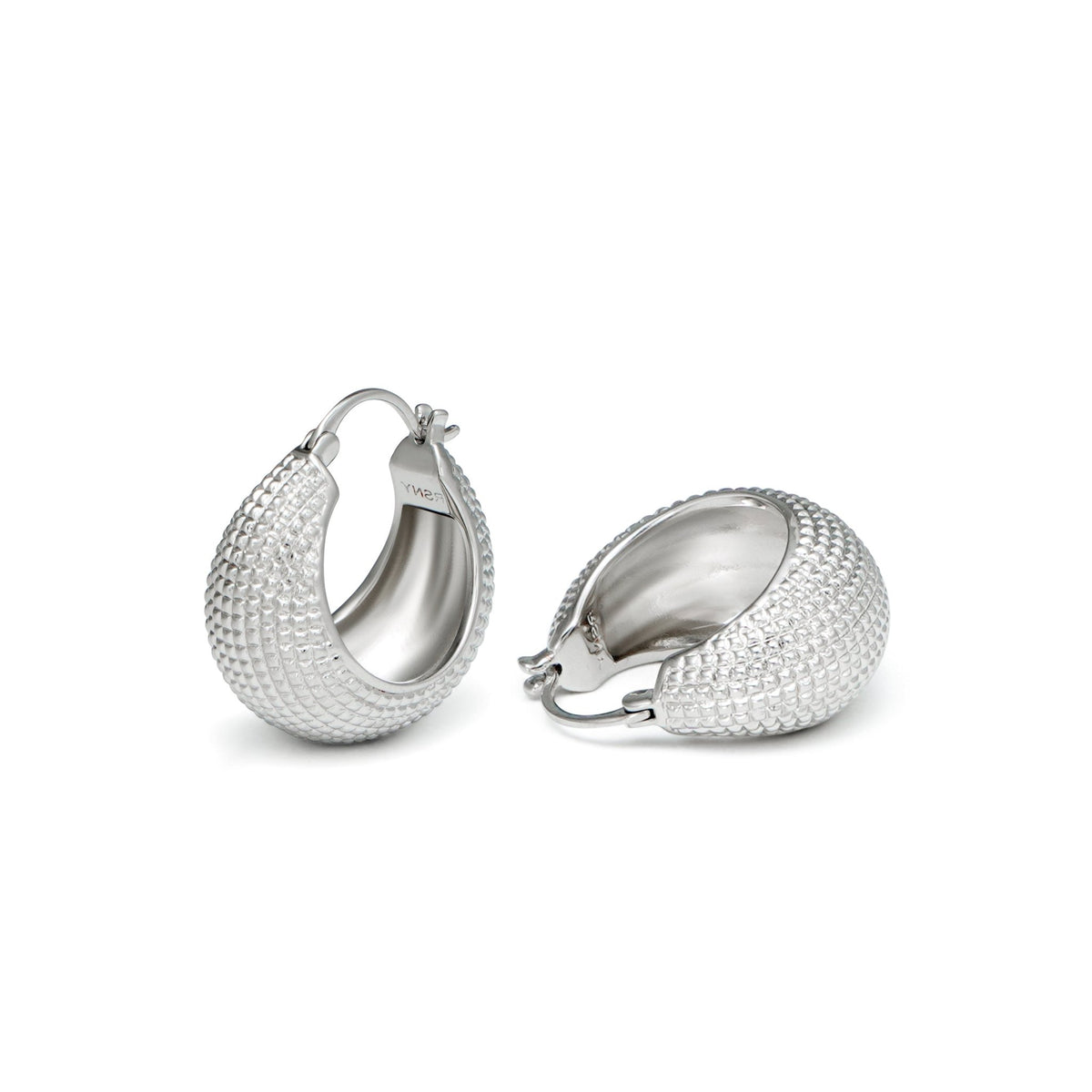 RSNY Diamond Geometric Earrings - R2080A