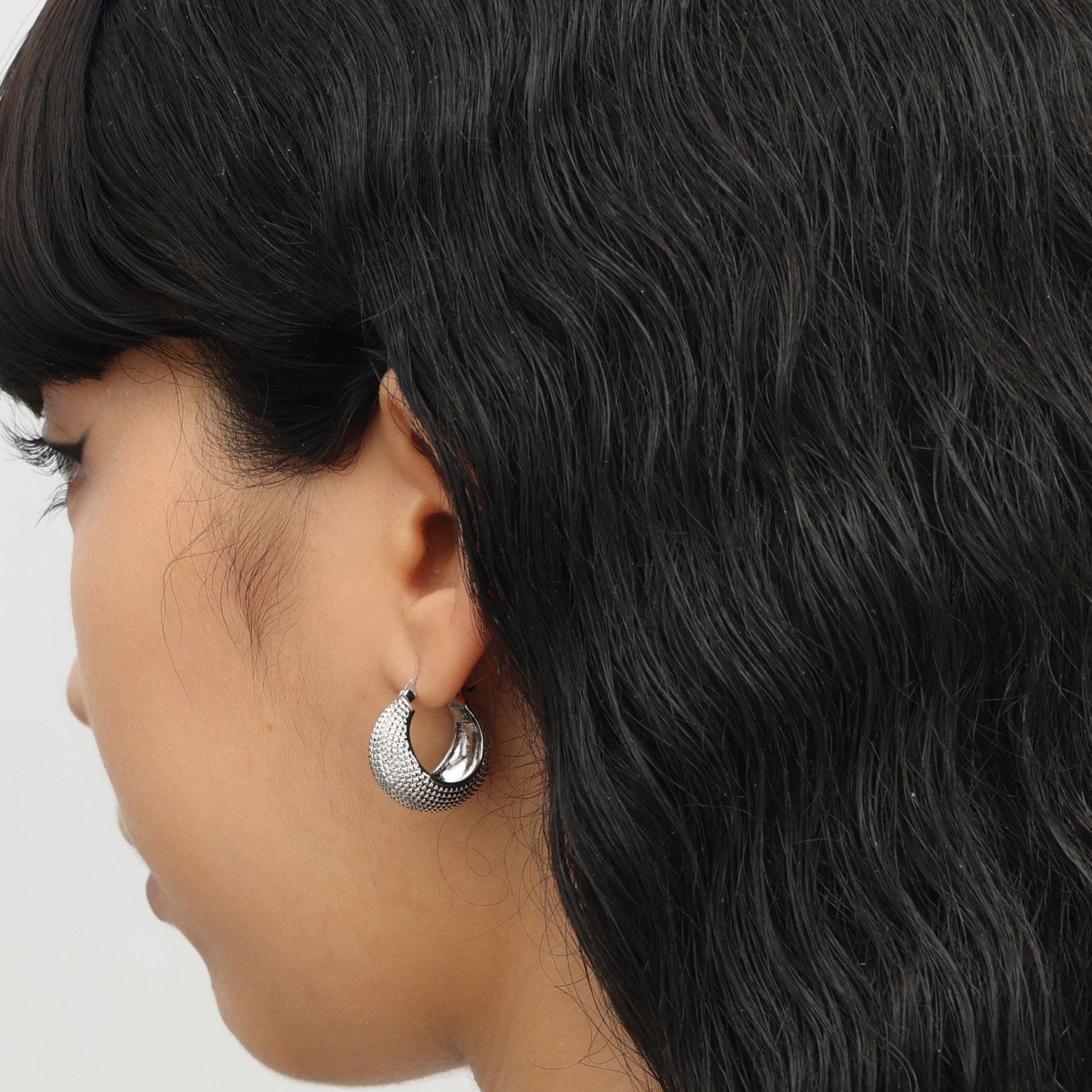 RSNY Diamond Geometric Earrings - R2080A