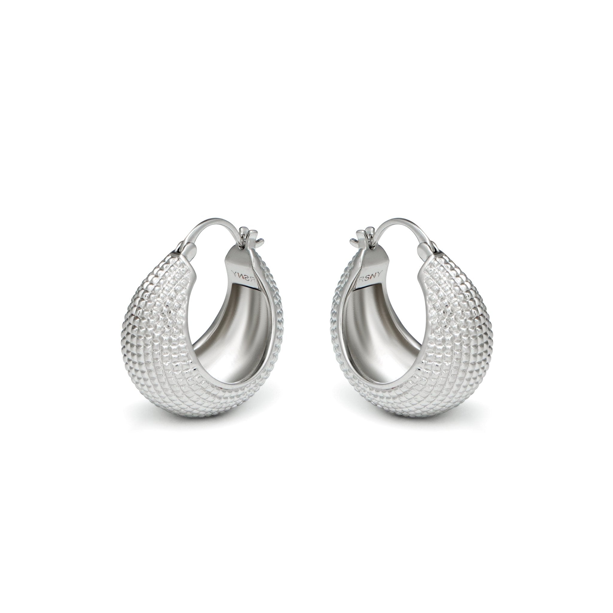 RSNY Diamond Geometric Earrings - R2080A