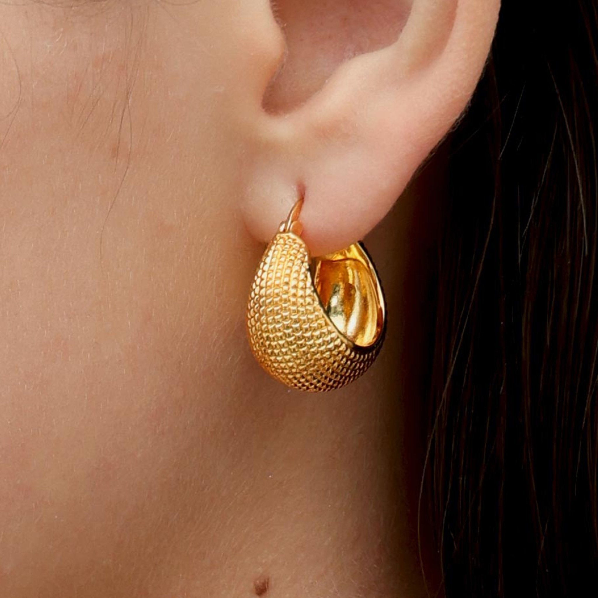 RSNY Diamond Geometric Earrings - R2080B